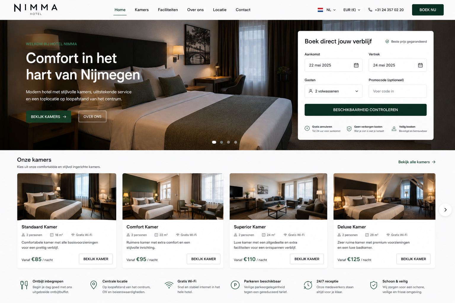 Hotel Nimma portfolio project